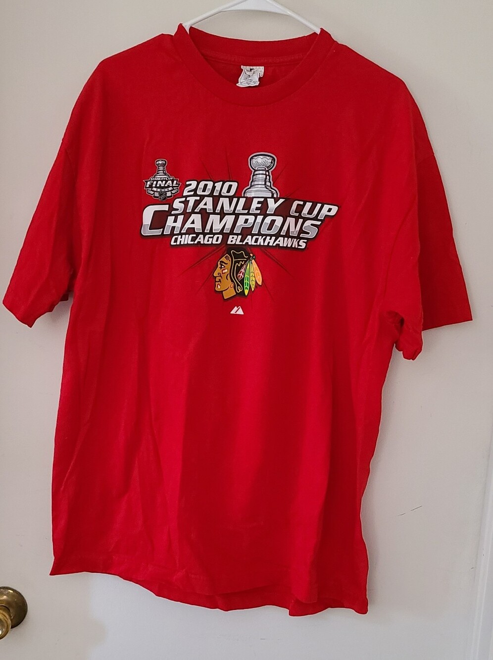 2010 Stanley Cup Champions Chicago Blackhawks T-Shirt XL